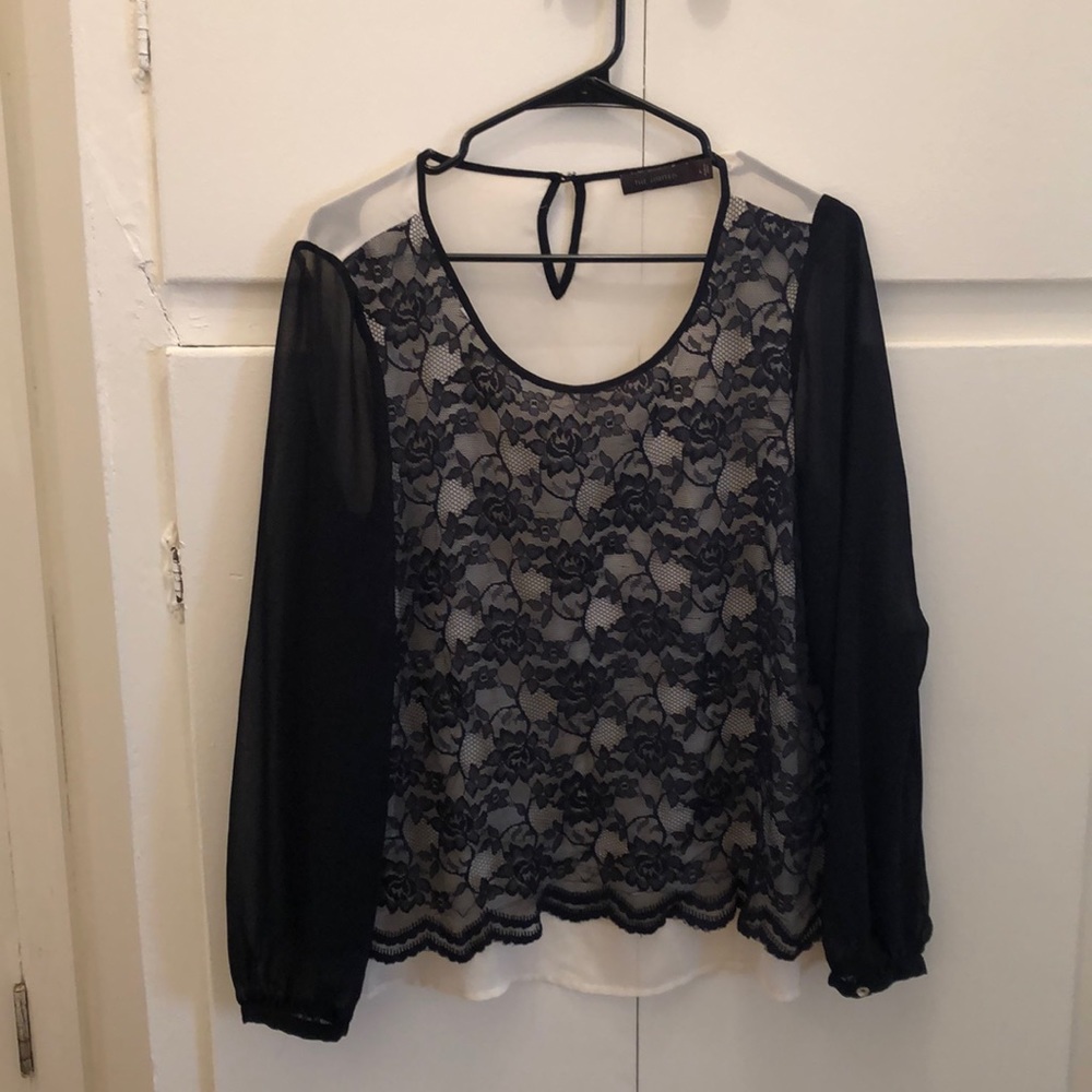 The Limited Long Sleeve Floral Top